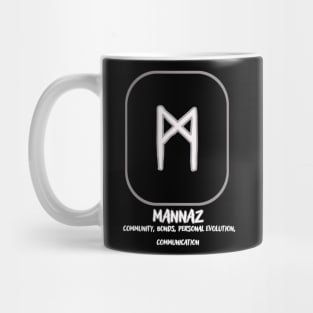 The Nordic rune Mannaz Mug